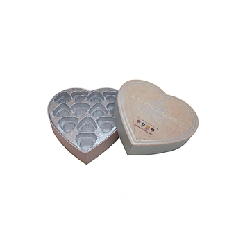 Heart-shaped Chocolate Box with PET Insert